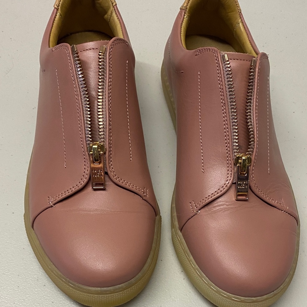 Pink Leather Women's Shoes